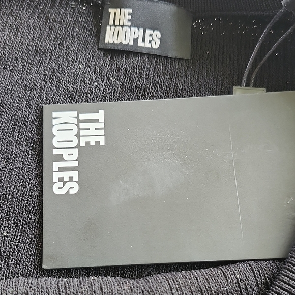 The Kooples NWT Black and Silver Sequin Knit Short Tank Dress EU 3 - Picture 10 of 12